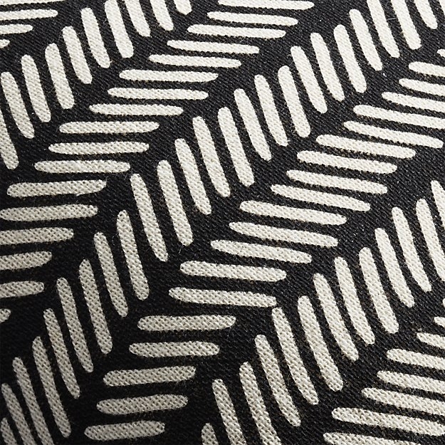 18"x12" dash black and white pillow - Image 3
