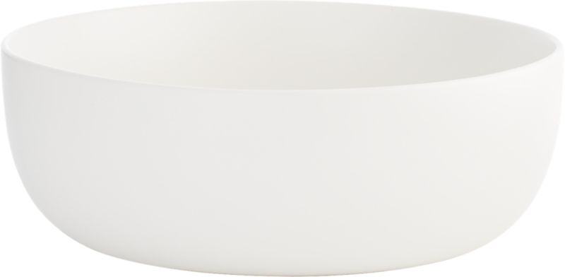 Crisp Matte White Serving Bowl - Image 3