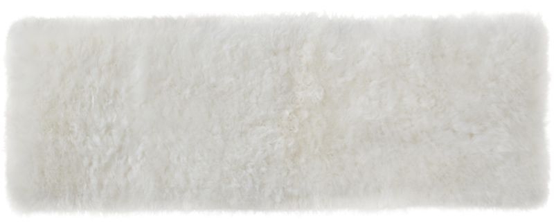 Fuze White Icelandic Sheepskin Bench Pad - Image 3
