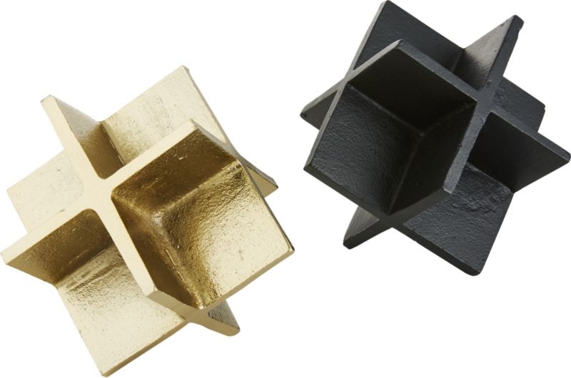 Cooper Black-Brass Objects Set of 2 - Image 2