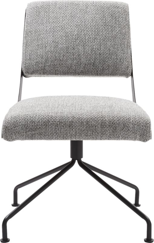 Rue Cambon Grey Tweed Office Chair - Image 2