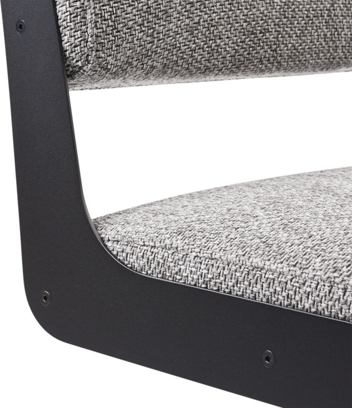 Rue Cambon Grey Tweed Office Chair - Image 4