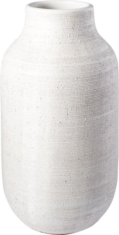 Burlap White Vase - Image 2