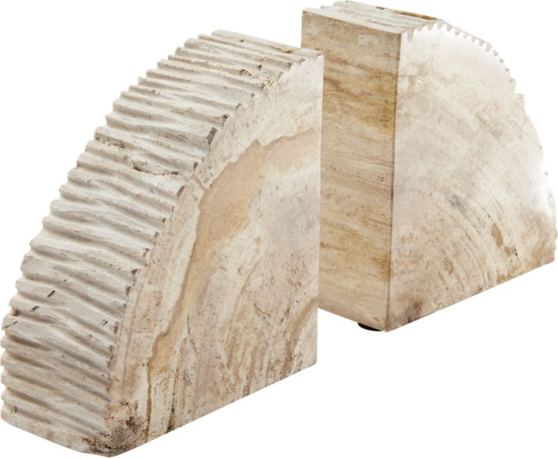 Petrified Wood Bookends Set of 2 - Image 5