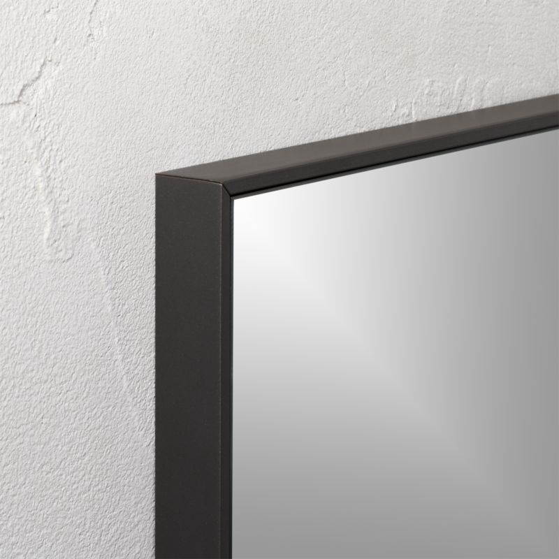 Infinity Black Rectangular Wall Mirror 24"x36" - Image 2