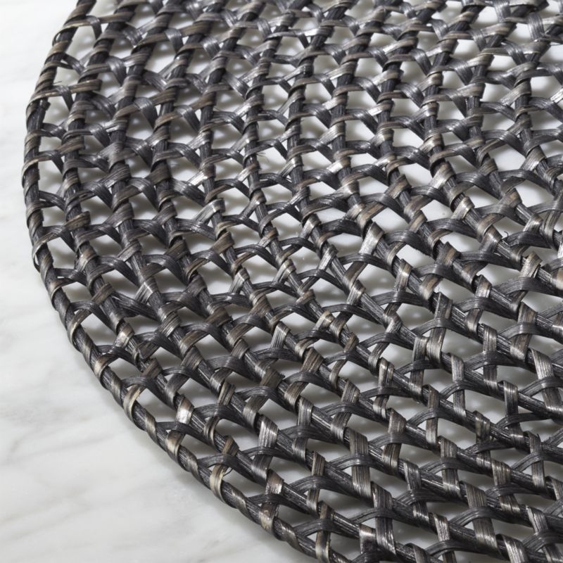 Round Natural Rattan Placemat - Image 5