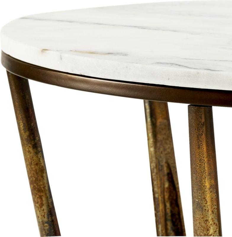 Parker Oval Marble Coffee Table - Image 4