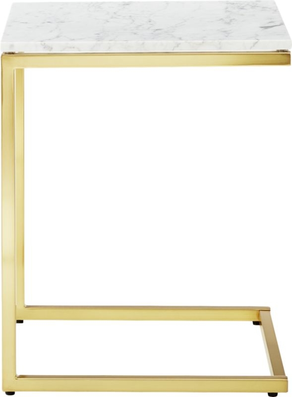 Smart Marble Brass C Table - Image 1