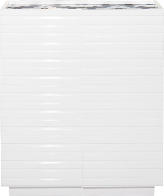Porto White Storage Cabinet - Image 1