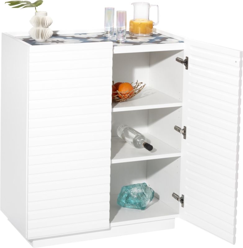 Porto White Storage Cabinet - Image 5