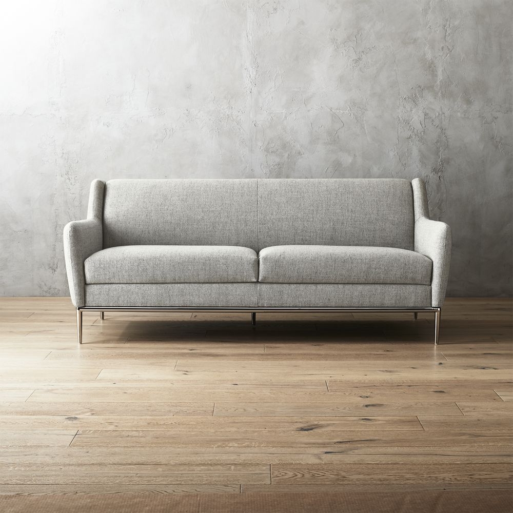 Alfred Stone Grey Sofa - Image 0
