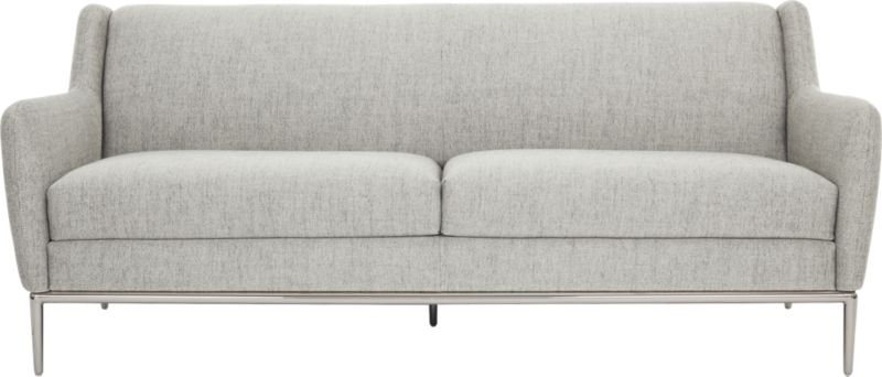 Alfred Stone Grey Sofa - Image 1