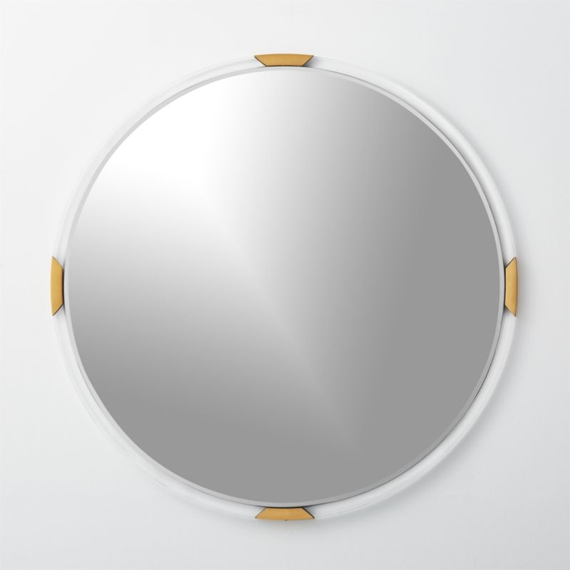 "Demi Round Acrylic Mirror 36""" - Image 2