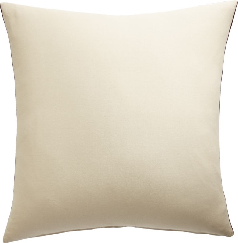 "23"" Leisure Plum Pillow with Feather-Down Insert" - Image 3