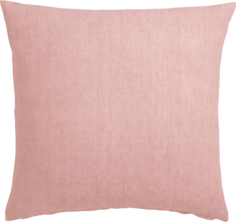"20"" Linon Rose Pillow with Feather-Down Insert" - Image 1