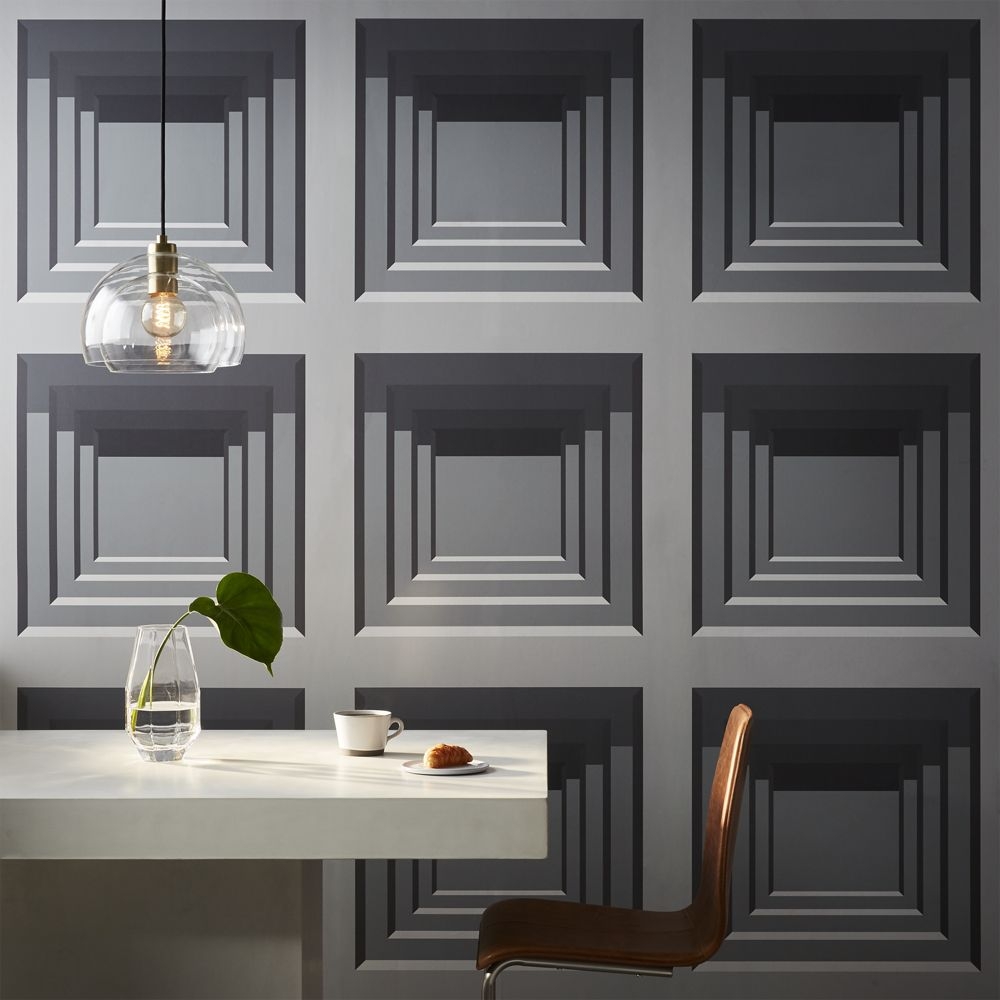 Rome Grey Wallpaper - Image 0