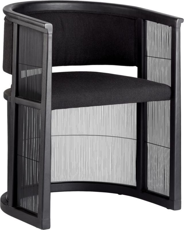 Kaishi Black Chair - Image 2