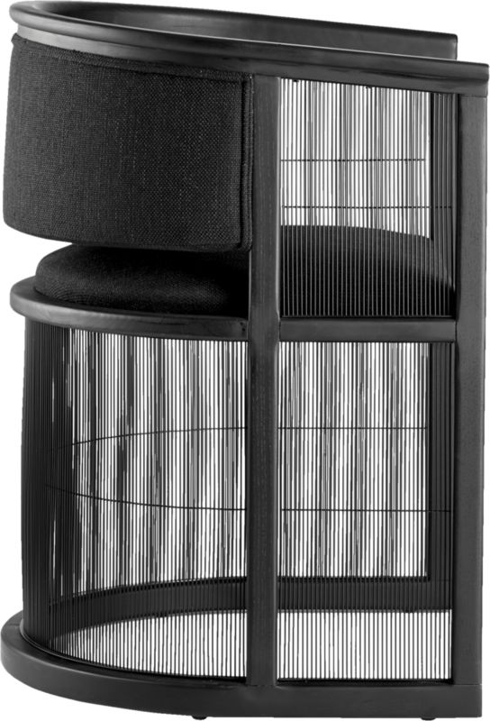 Kaishi Black Chair - Image 3