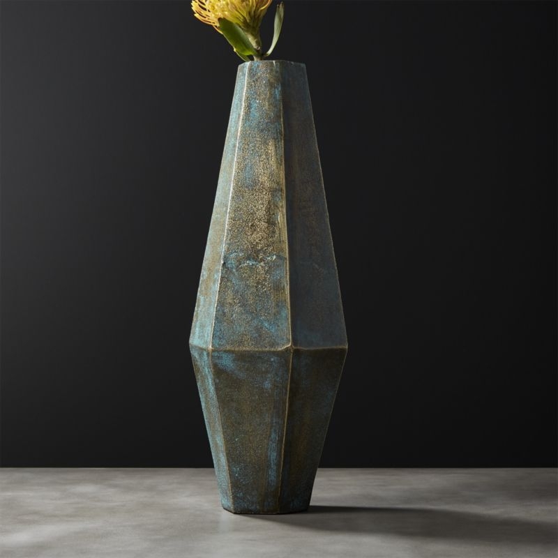 Trident Patina Vase - Image 1