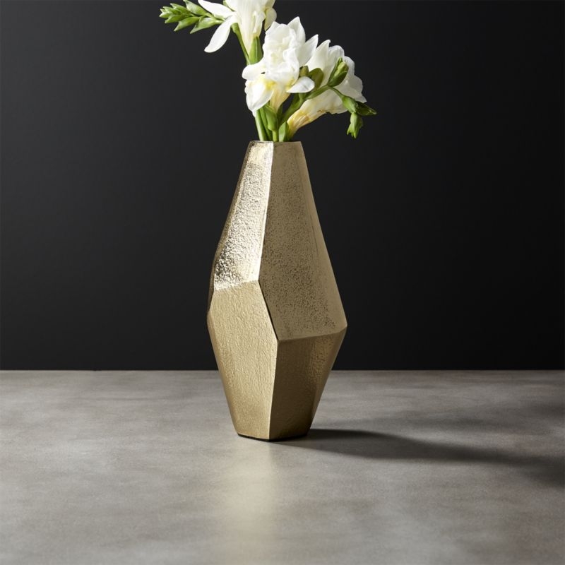 Von Silver Geometric Vase - Image 5
