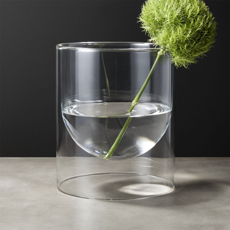 Double Wall Glass Vase - Image 1