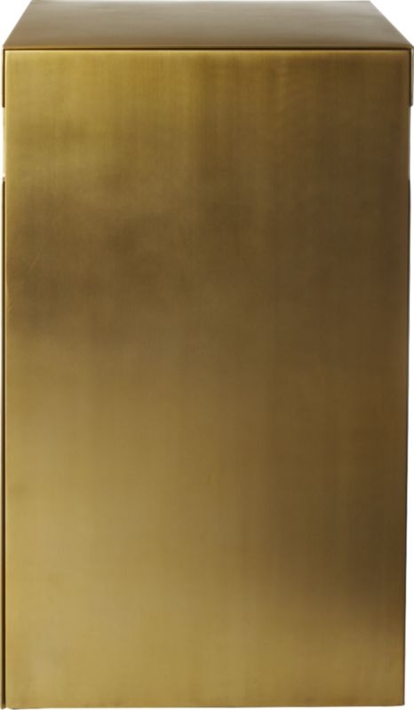 Gold File Cabinet - Image 1