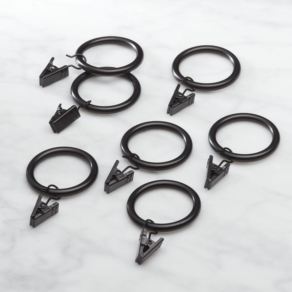 Black Curtain Clips - Image 0