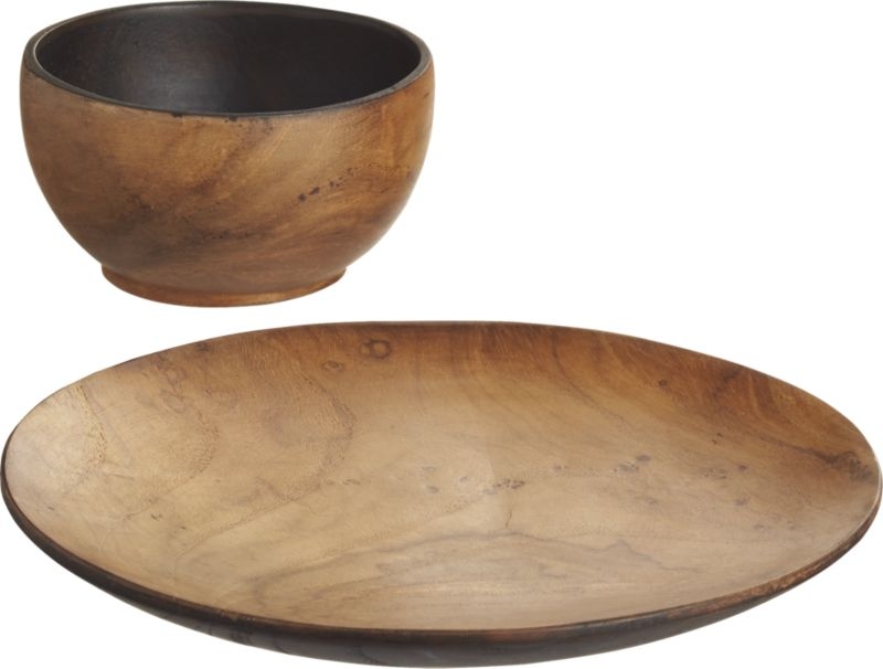 Pacific Teak Wood Bowl - Image 4