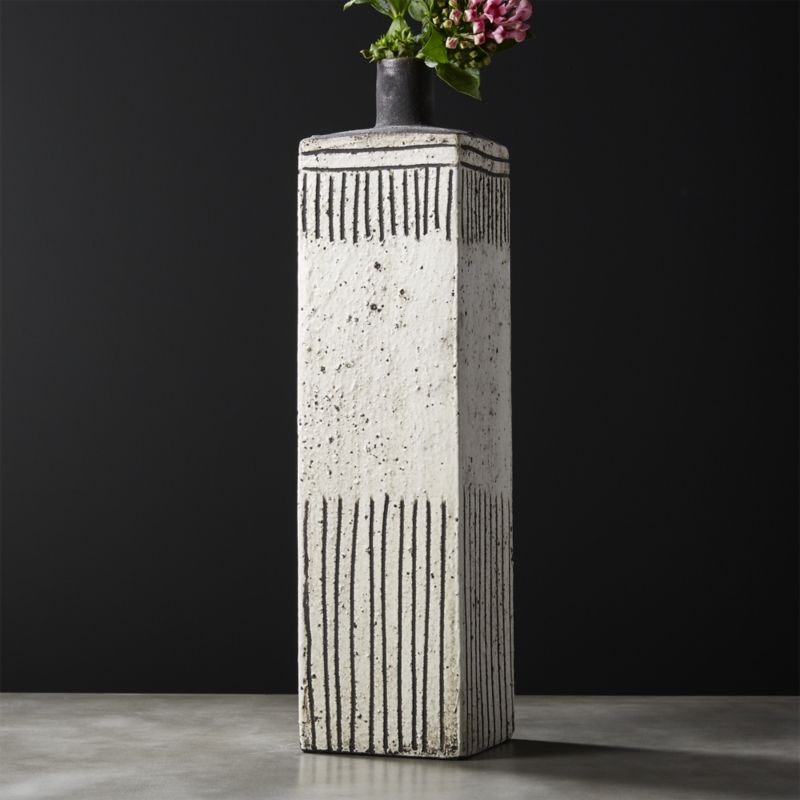 Empoli Tall Rectangular Vase - Image 1