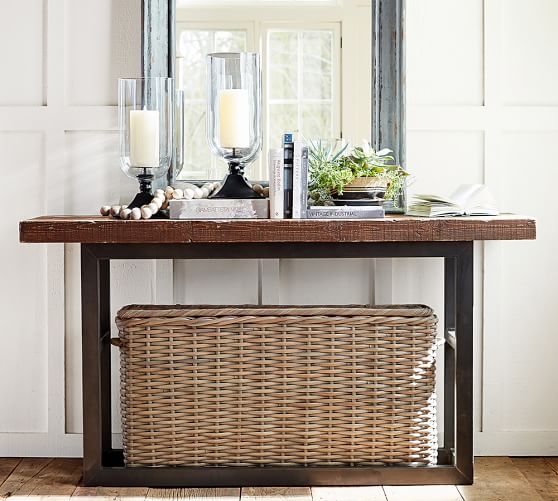 GRIFFIN RECLAIMED WOOD CONSOLE TABLE - Image 1