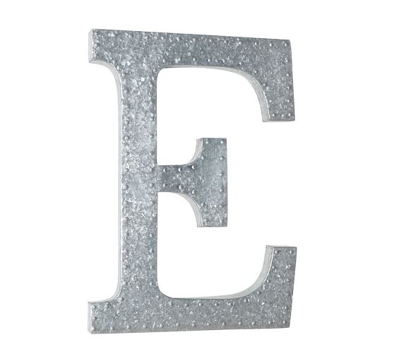 HANGING GALVANIZED LETTERS WALL ART - Image 0