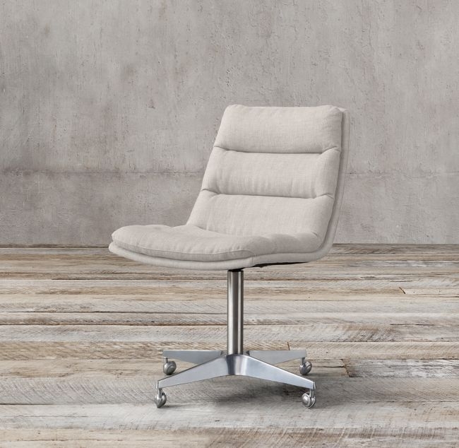 GRIFFITH FABRIC DESK CHAIR - Bisque - Image 0