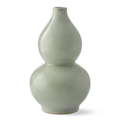 Sage Crackle Vase, Small - Image 0