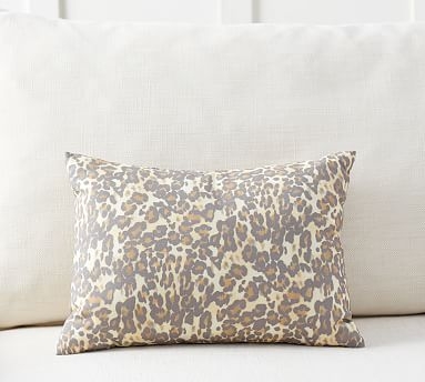 Cheetah Print Pillow, 12 x 16", Neutral Multi - Image 0