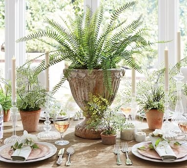 Faux Potted Maiden Hair Fern - Image 2