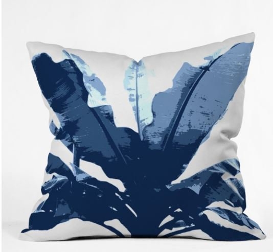 BANANARAMA NAVY Outdoor Pillow 26"x26" - Image 0
