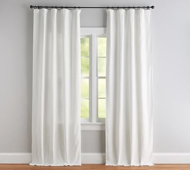 Seaton Textured Cotton Curtain, 50 x 96", Flagstone - Image 2