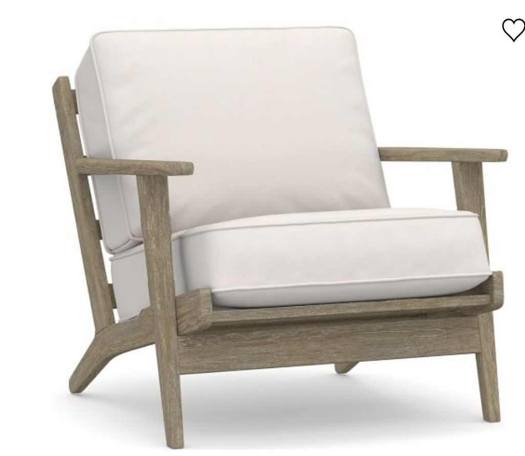 Raylan Upholstered Armchair, Polyester Wrapped Cushions, Performance Everydaylinen™ by Crypton® Home, Ivory - Image 0