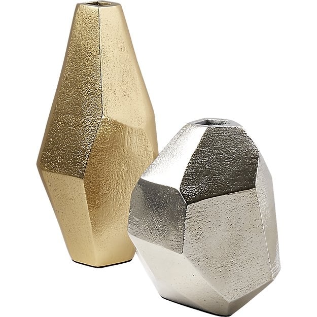 Von Gold Geometric Vase - Image 1