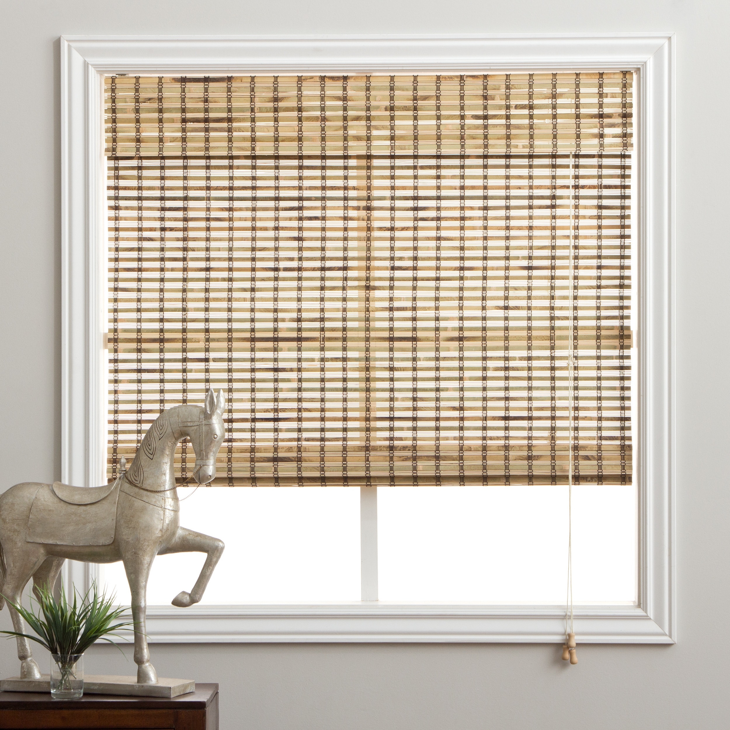 Arlo Blinds Rustique Bamboo Roman Shade with 54 Inch Height - Image 0