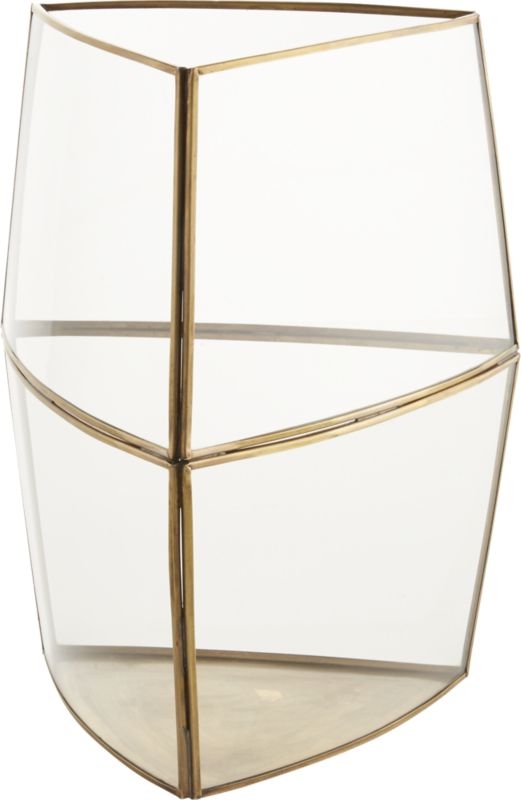 Brass and Glass Terrarium - Image 5