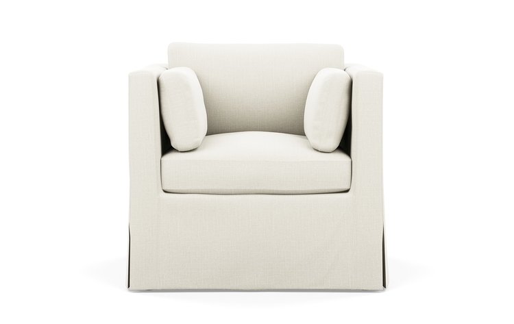 Miles Petite Chair - Ivory Heavy Cloth - Image 0