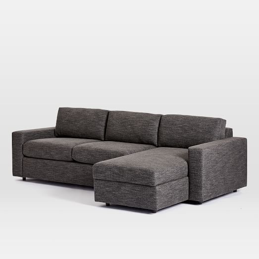 Urban Sleeper Sectional W/ Storage, Right Chaise 2-Piece Sectional - Image 0