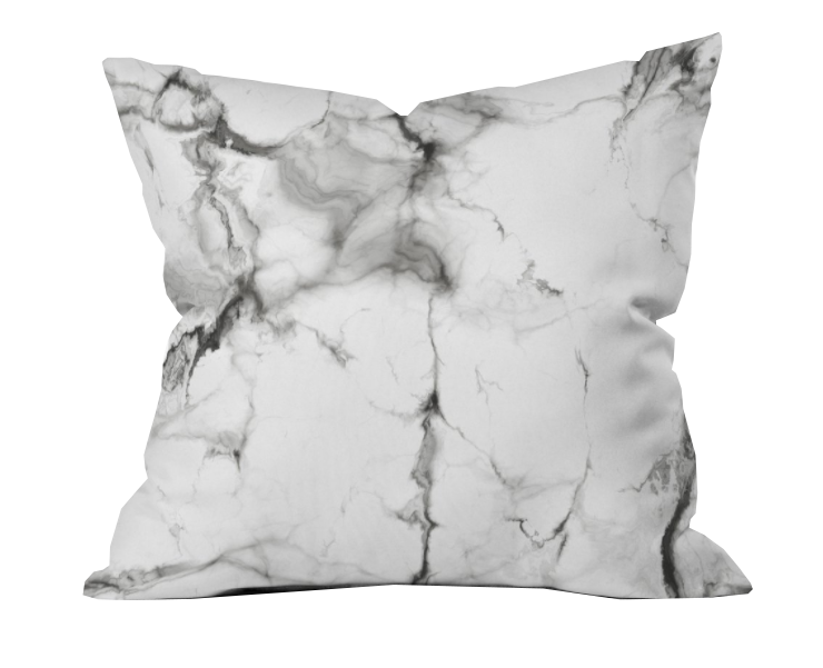 MARBLE Throw Pillow - 18" x 18" - Polyester Fill Insert - Image 0