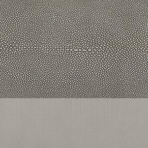 GRAYDON SHAGREEN PANEL TRIPLE-DOOR SIDEBOARD - Fog Shagreen & Brushed Stainless Steel - Image 1