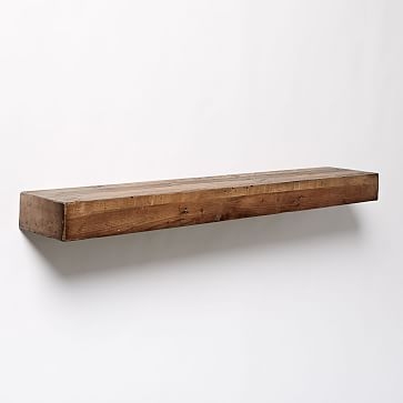 Reclaimed Wood Floating Shelf: 2'' - Image 0