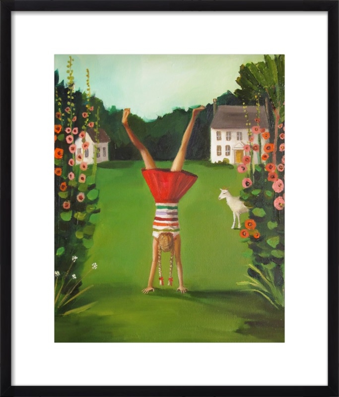 The Handstand, 20" x 24" + Frame - Image 0