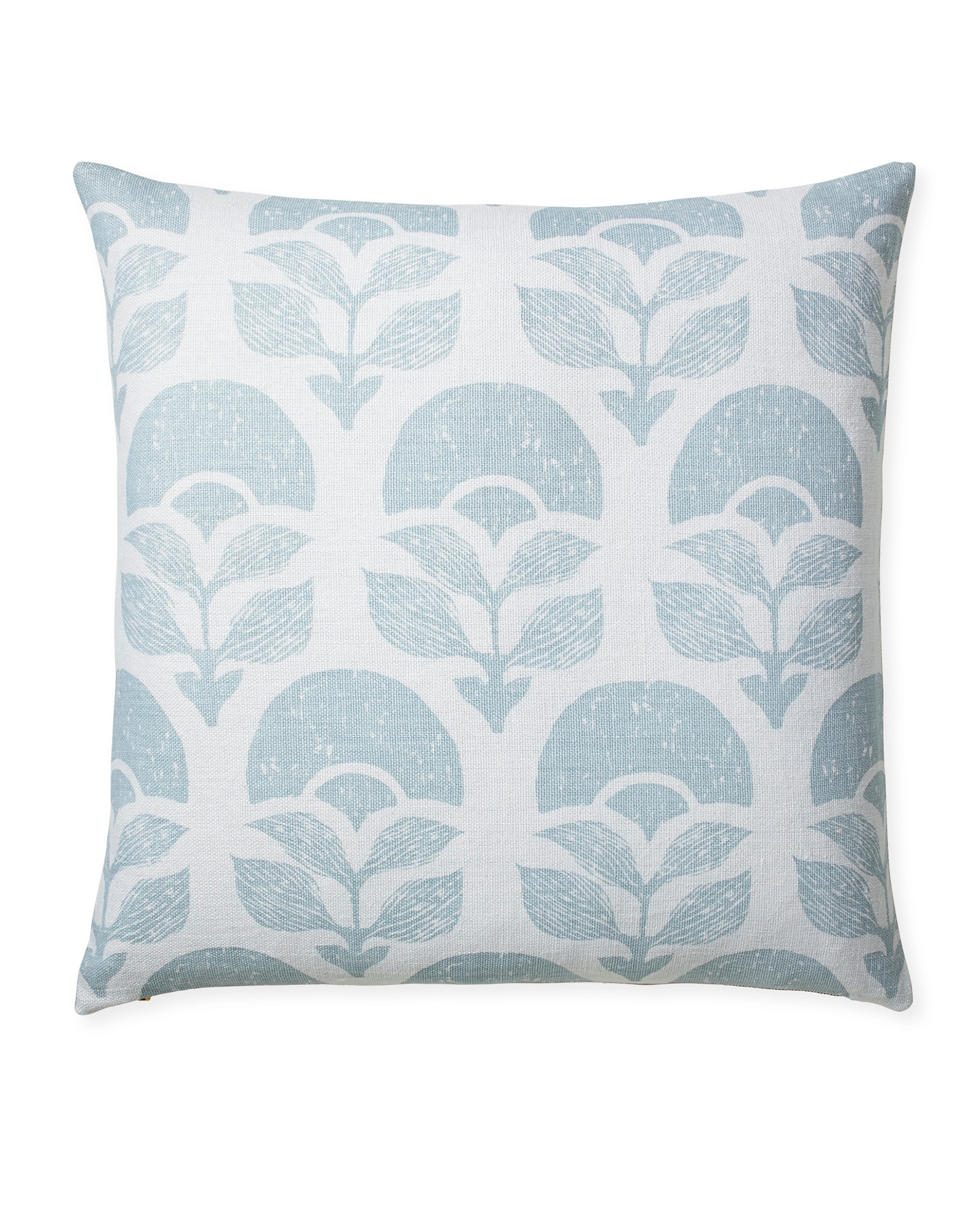 Larkspur 24" Printed Pillow Cover, Sky - Image 0
