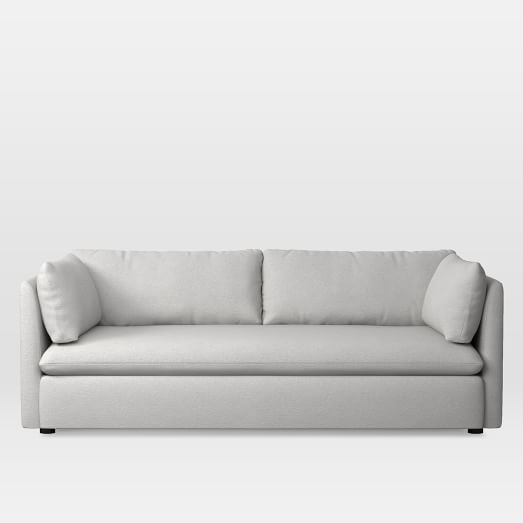 Shelter Sofa, Dove Gray,  Oyster Weave - Image 0