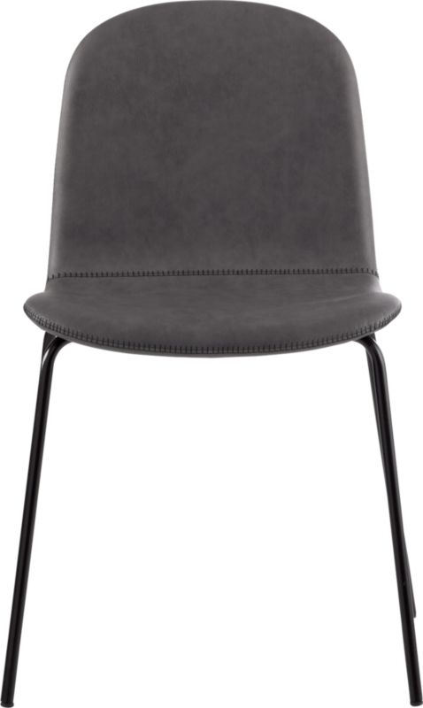 Primitivo Grey Faux Leather Chair - Image 3